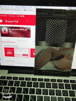 Tất lưới sexy cổ ren