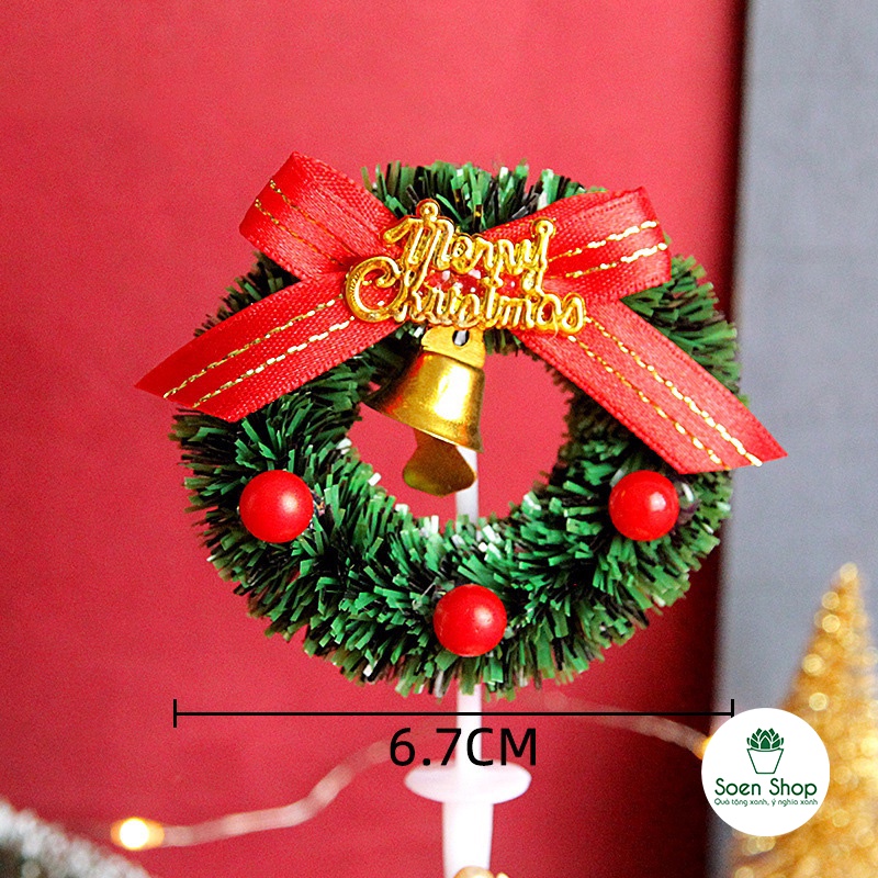 |FREESHIP| Phụ kiện VÒNG NGUYỆT QUẾ trang trí Noel, Giáng sinh- Phụ kiện trang trí, mô hình tiểu cảnh