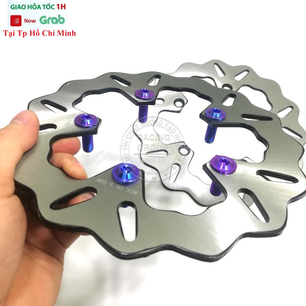 Cặp Đĩa Thắng Trước Sau Cho Ex150 Galfer (Combiz) V3