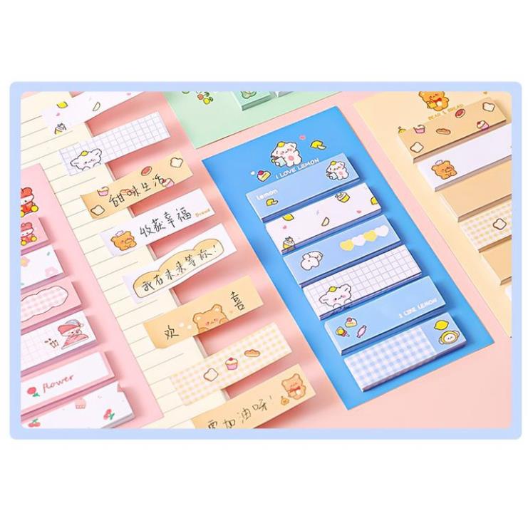 Set Giấy Note Mini 120 Tờ - Dễ Thương - Nhiều Màu Sắc H175