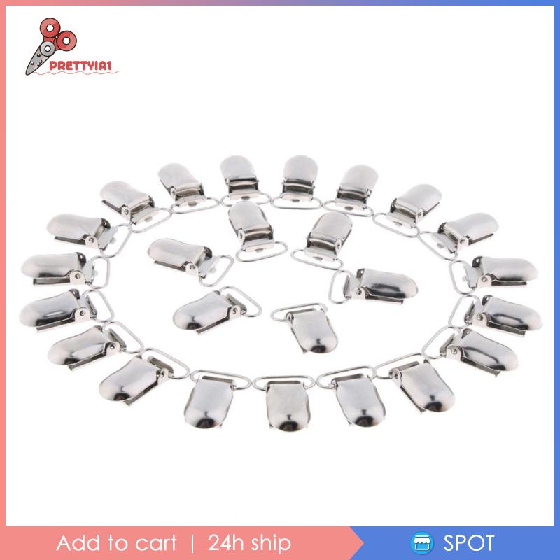 Set 25 kẹp đai nịt bít tất giữ áo sơ mi đa dụng