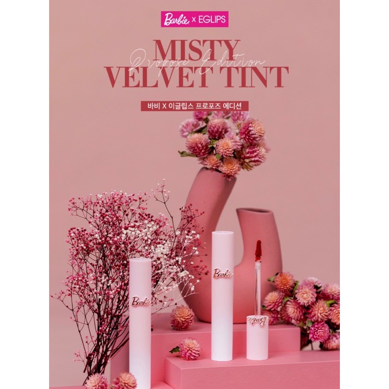 Son kem Eglips Misty Velvet Tint - Eglips x Barbie Limited Edition [ Chính Hãng] [ Săn Sale]