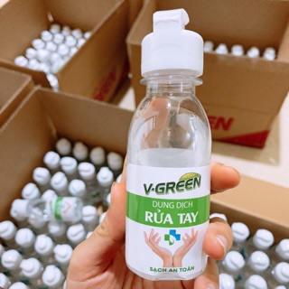 Gel rửa tay khô cao cấp V-Green an toàn cho trẻ nhỏ