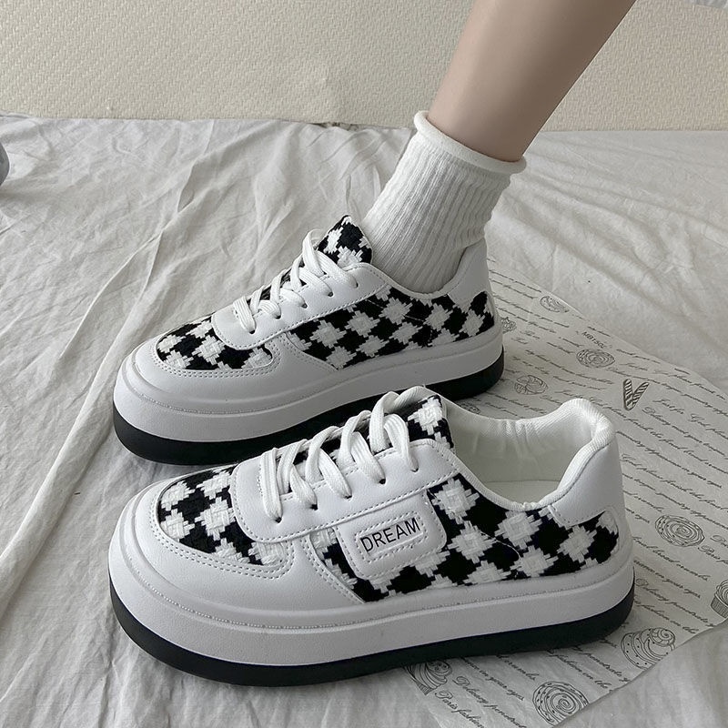 Giày Thể Thao Đế Dày Thời Trang Xuân Thu Dễ Phối Đồ Cho Nữ Size 34-40 2 Kiểu