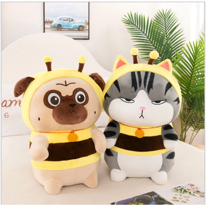 [CHUYÊN SỈ GIÁ SỐC] Gấu Bông Bé Pug Cosplay Ong - Diabrand