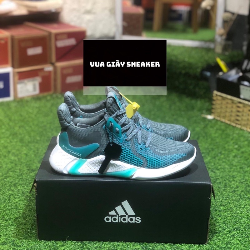 Giày thể thao sneaker alpha bounce 2020 xanh xám