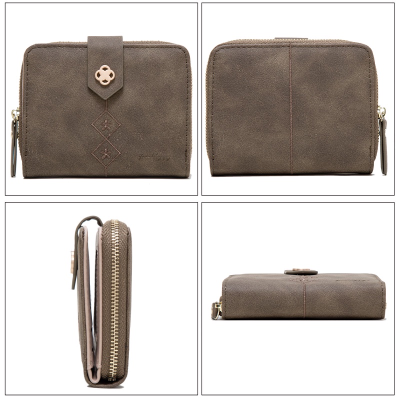 Ví Ngắn Đựng Thẻ Thiết Kế Dễ Thương Cho Nữ