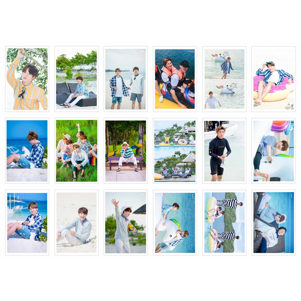 [Ép Lụa] Lomo Card 36 Ảnh BTS - 2017 summer package
