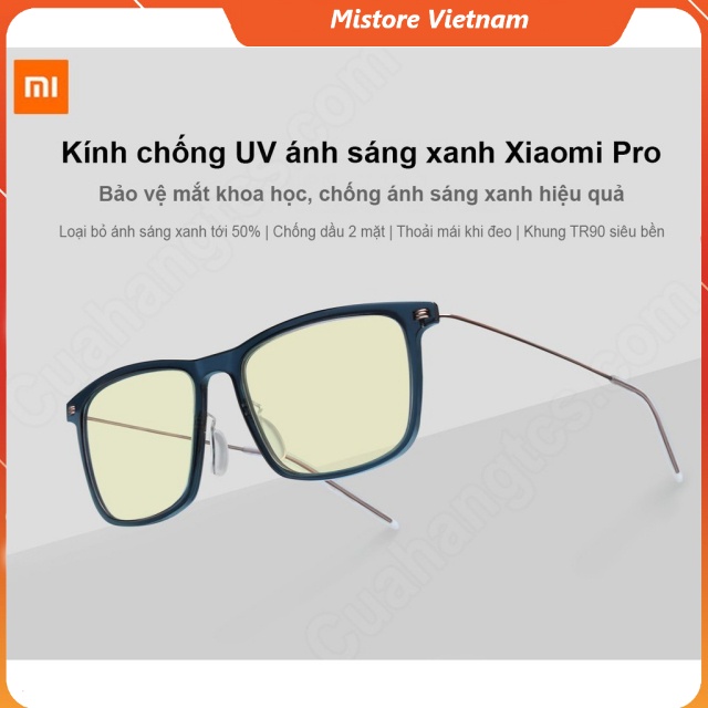Mắt kính Xiaomi chống tia UV, ánh sáng xanh Mijia Pro HMJ02TS