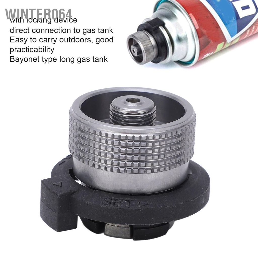 Winter064 Bộ chuyển đổi Butane Khung có ren Tích hợp IPB Khóa cắm trại Bếp gas vòi phun cho