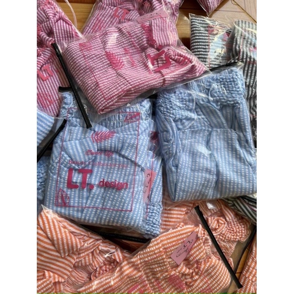 (SHOP BIGSIZE nữ 50kg đến 90kg ) set bẹt vai nơ ngực quần short