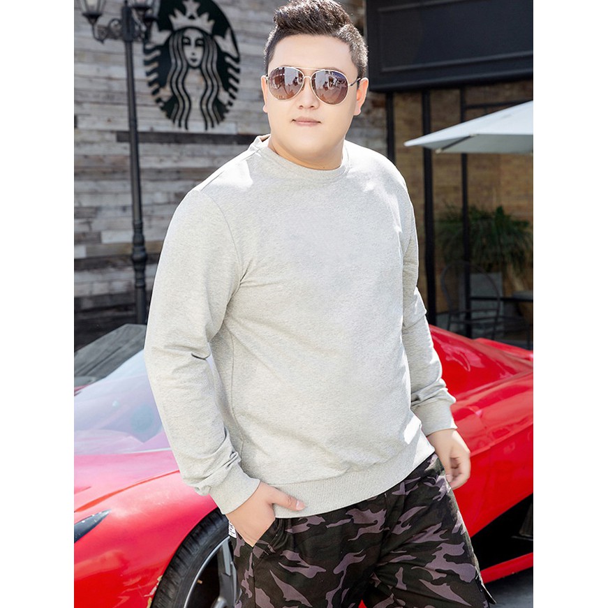 [BIG SIZE] Áo Thun Thu Đông Dài Tay Cho Người Trên 75KG | BigBuy360 - bigbuy360.vn