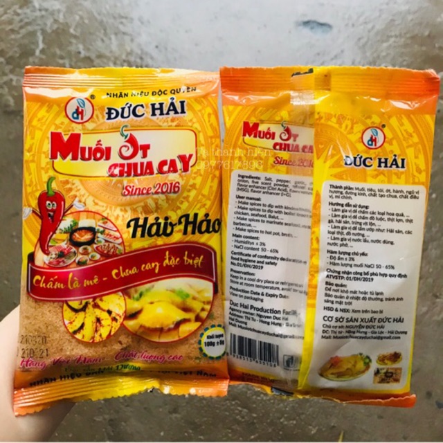 Muối bột canh mì tôm hảo hảo gói 100g