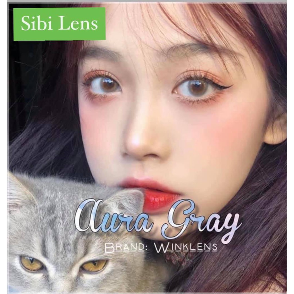 Lens Aura Gray - Lens Chuẩn Thái  - Cam Kết Chính Hãng