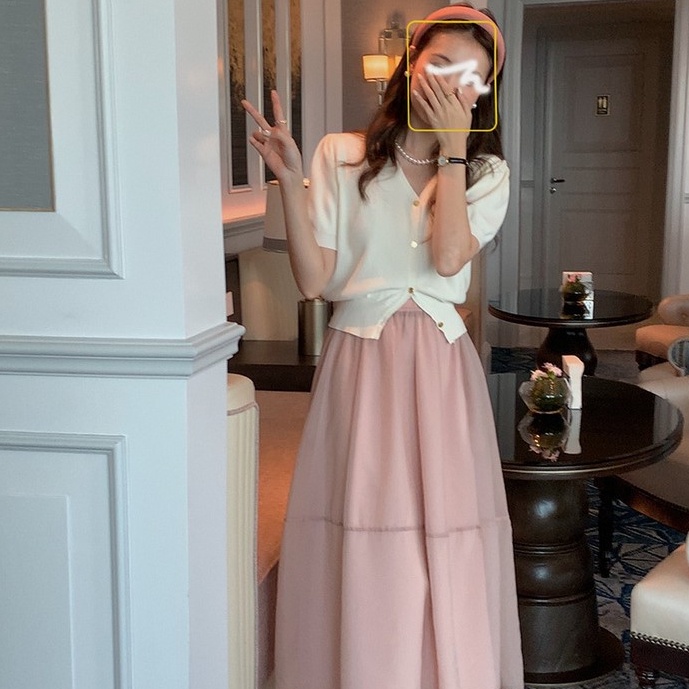 Áo cardigan crop top PERTY phong cách Hàn Quốc thời trang mùa hè mới dành cho nữ