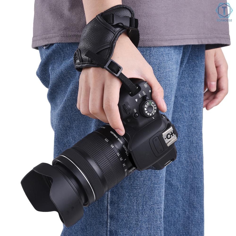 Dây đeo máy ảnh bằng da cho Canon / Nikon / Sony / Olympus Pentax / Fujifilm / DSLR