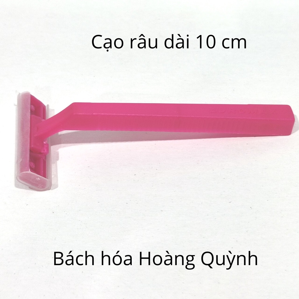 6 cái dao cạo râu hồng EUROMAX 2 lưỡi.