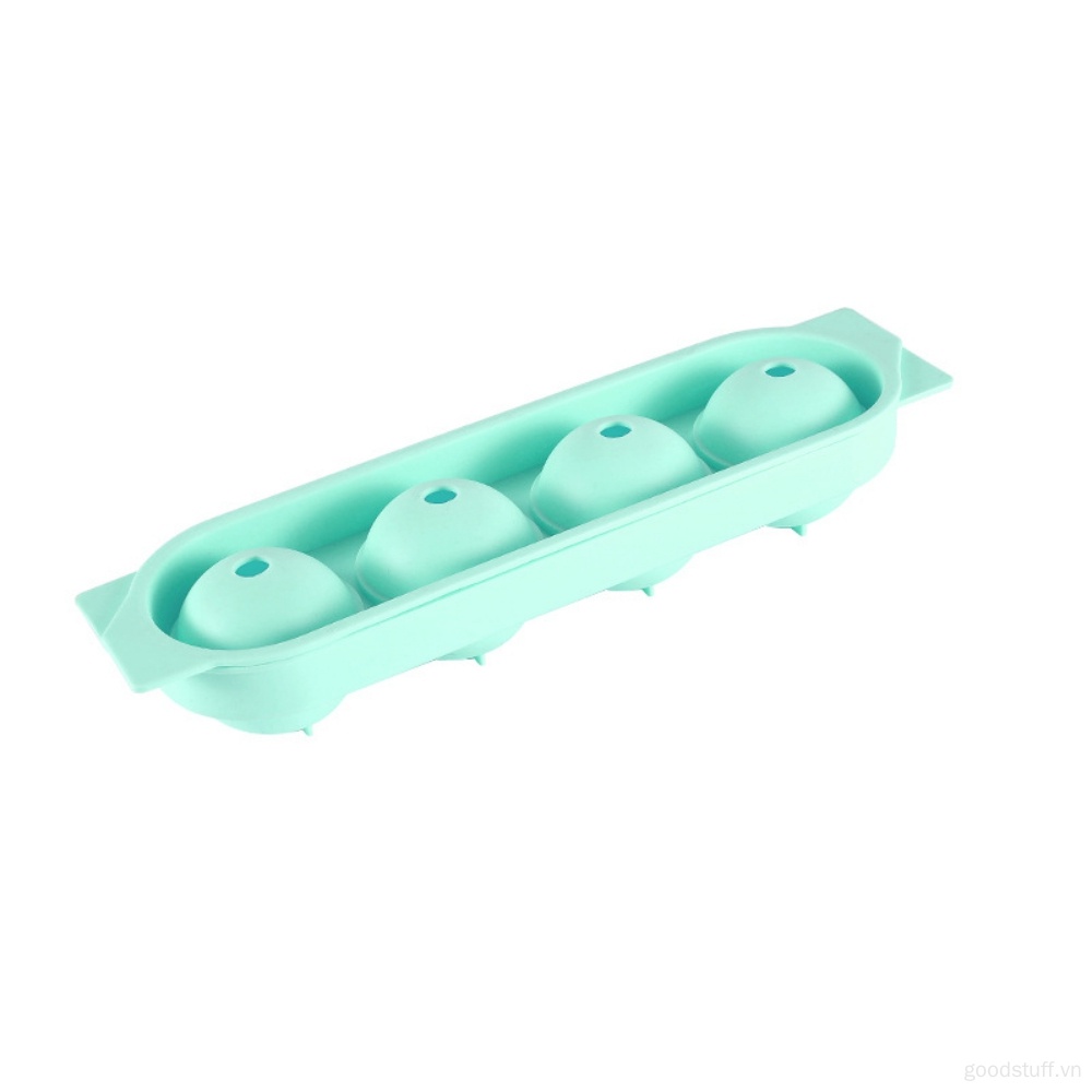 Khay Silicone Hình Cầu 1.8Inch Có Nắp Đậy Dễ Sử Dụng Để Làm Đá Uống