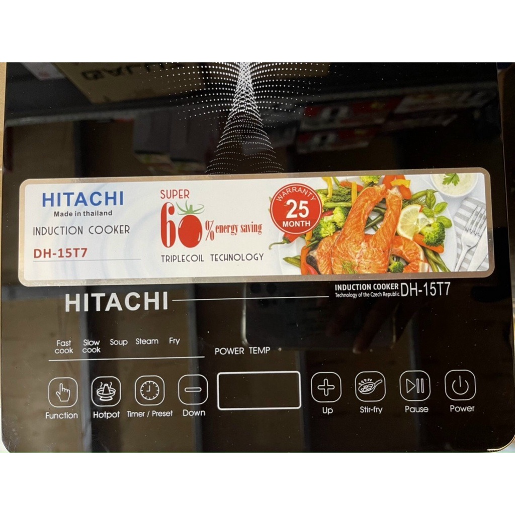 Bếp từ đơn cảm ứng cao cấp Hitachi DH-15T7 ( tặng nồi )