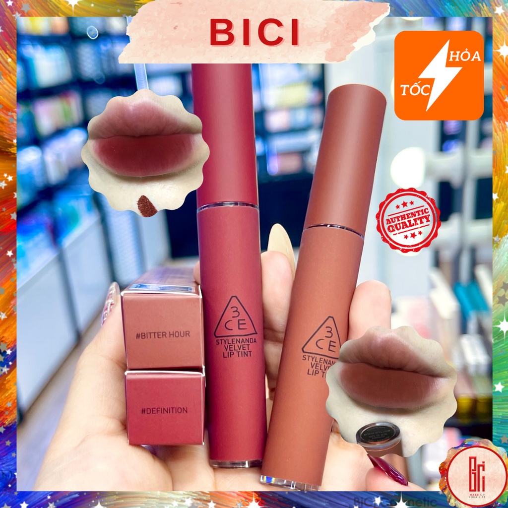 Son Kem Lì 3CE Velvet Lip Tint - màu mới 2021