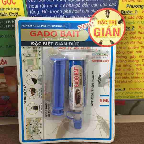 Thuốc diệt gián đức Gado bait dạng gel 5ml