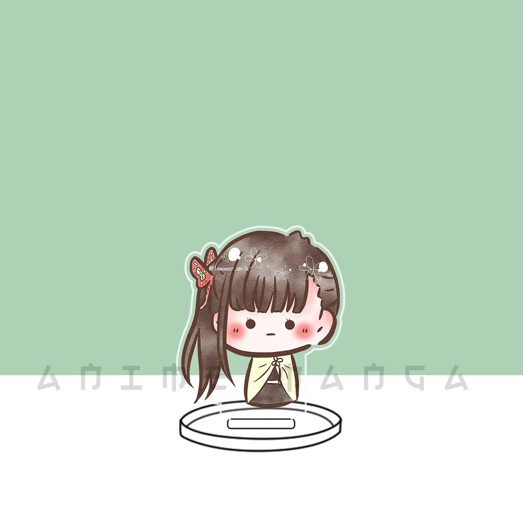 Mô Hình Nhân Vật Anime Thanh Gươm Huỷ Diệt Standee Kimetsu No Yaiba Chibi Để Bàn