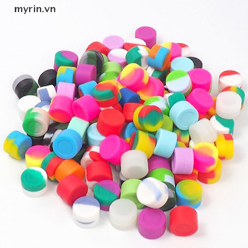 Lọ Đựng Sáp 3ml / 3ml Bằng Silicon Nhiều Màu Tùy Chọn