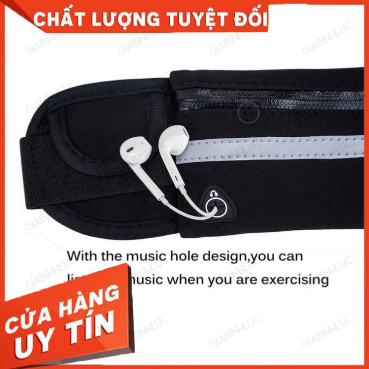 [ Chính Hãng ] []Freeship hàng cao cấp 222] Túi đeo bụng đeo hông chạy bộ nam nữ đựng đồ điện thoại bình nước tập thể th