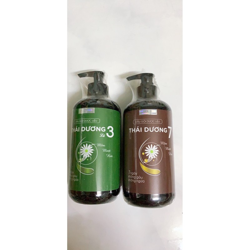 Dầu gội thái dương 3 hương lá và thái dương 7 (480ml)