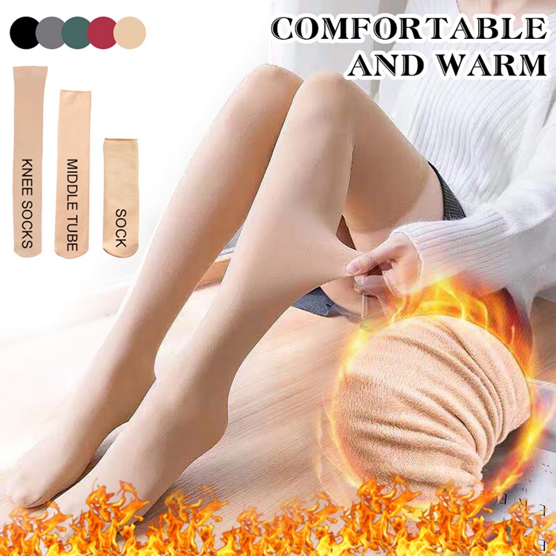 Vớ Nhung Dày Cổ Vừa Thời Trang Mùa Đông 2023 Cho Nữ