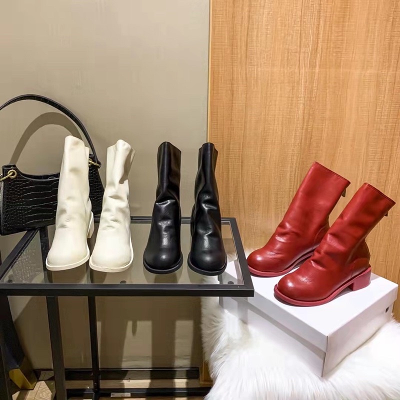 Boot Guidi 3 Màu Trắng Đen Đỏ Full Size 35-39