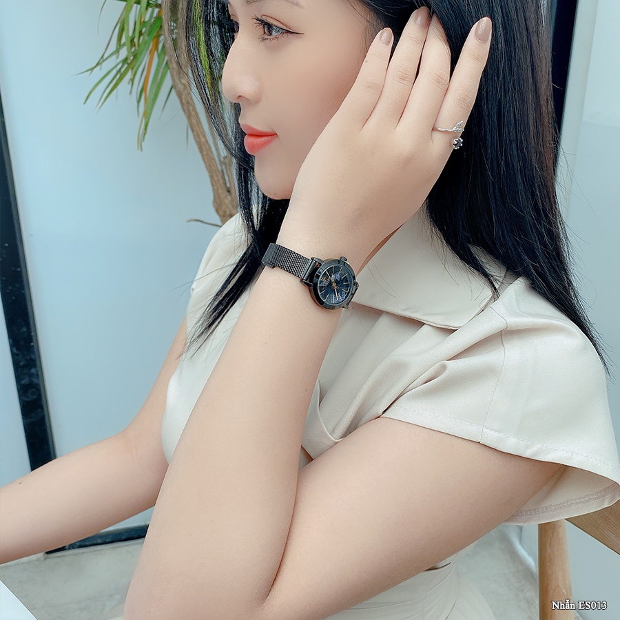Đồng hồ nữ Julius Ja-732K (Full Đen)