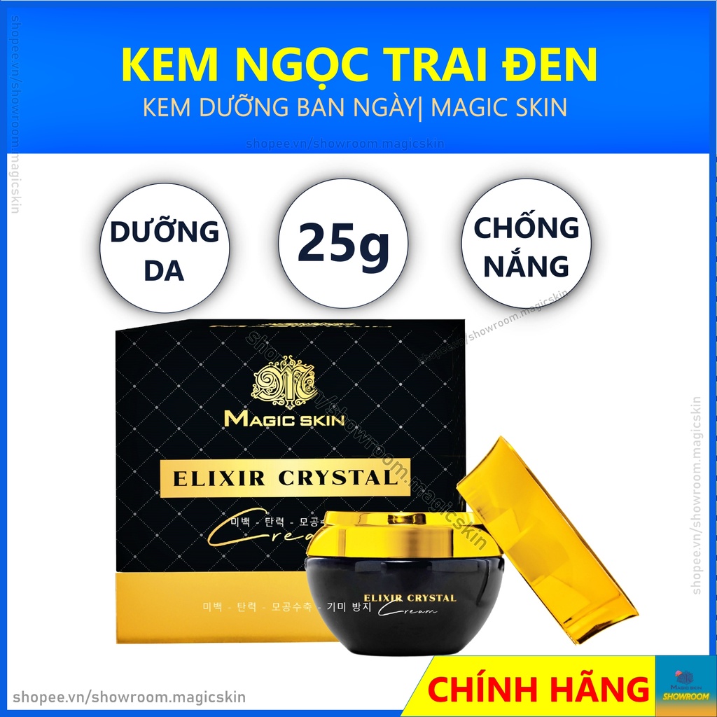 Kem dưỡng Ngọc Trai Đen Magic Skin | CĂNG BÓNG, SE KHÍT, NGỪA NÁM ✔ CHỐNG NẮNG