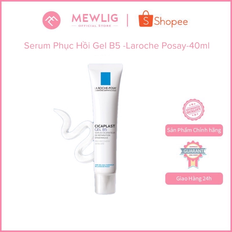 SERUM Gel B5 -Laroche Poáy-40ml Phục Hồi Da, Tăng Sinh Collagen da