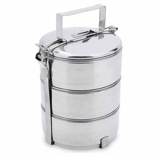 [HCM ] Cà men inox 3 ngăn đường kính 12cm, 14cm hộp đựng cơm inox