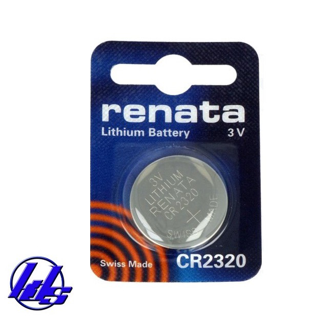 Pin CR2320 Renata lithium 3V chính hãng Renata Thụy Sĩ - Vỉ 1 viên