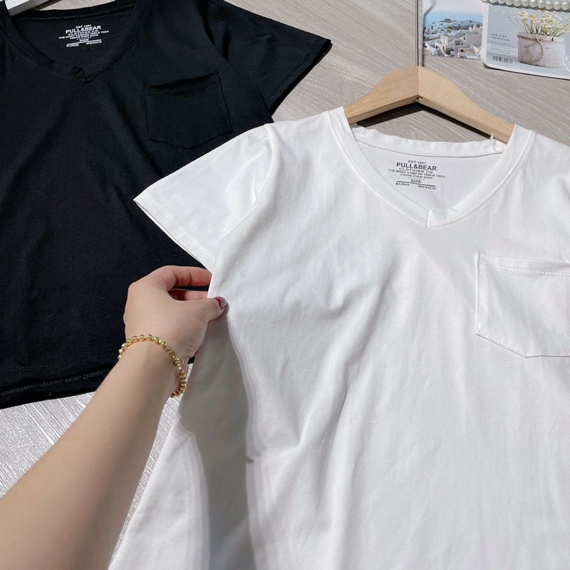 Áo Thun cổ tym PULL&BEAR