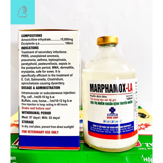 Marphamox LA sản phẩm chất lượng cao của công ty Marphavet