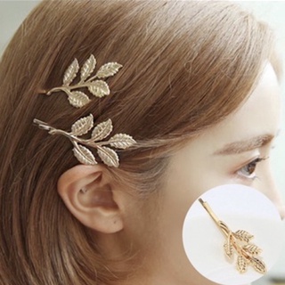 Kẹp tóc mạ vàng thiết kế thanh lịch cho nữ