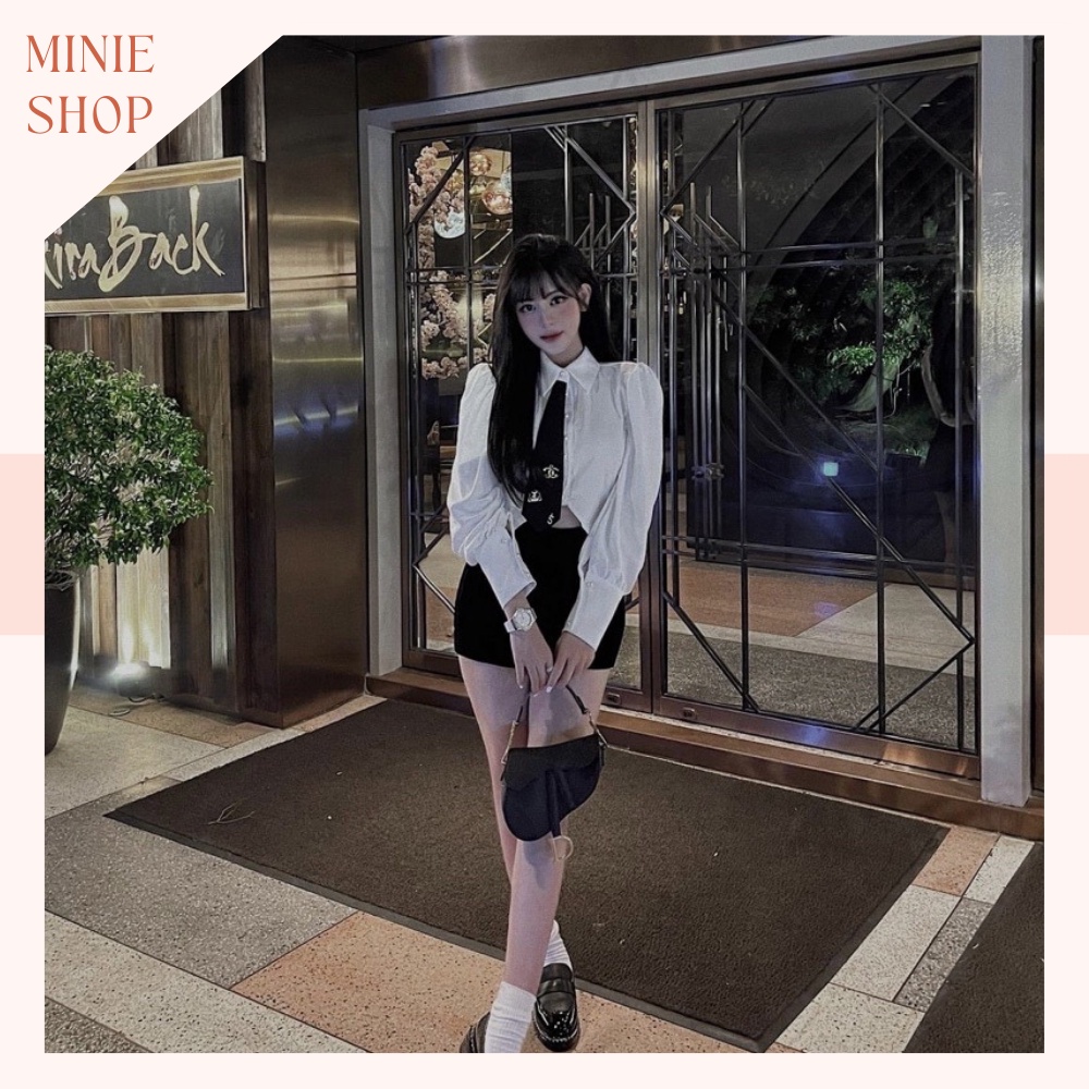 MPB Set Sơ Mi, Cà Vạt, Quần Chaneel Sang Chảnh MPB - Set Quần Áo Nữ Sang Chảnh - Set Công Sở Channel Nữ
