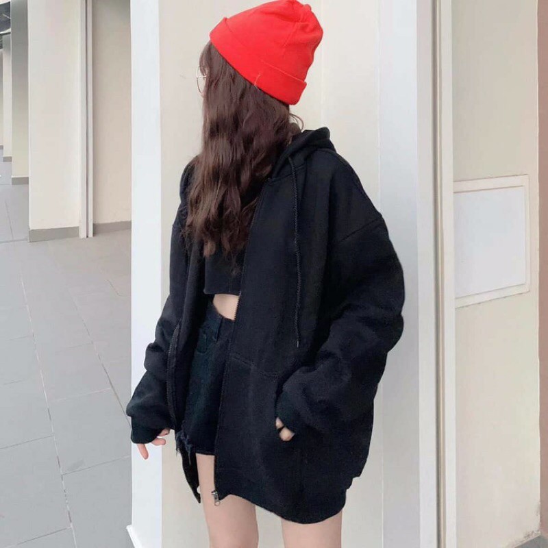 Áo khoác nỉ hoodie hình trái tim cá tính