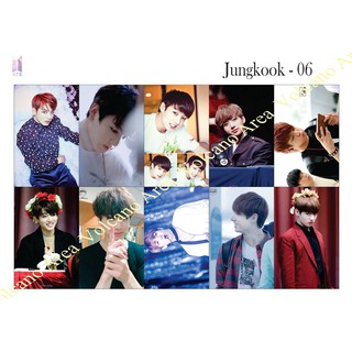[BTS] Set sticker Jungkook (9 mẫu) - có nhiều mẫu Kpop