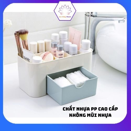 Kệ mỹ phẩm mini nhiều ngăn tiện dụng , kệ mỹ phẩm mini để bàn giúp bàn làm việc gọn gàng hơn