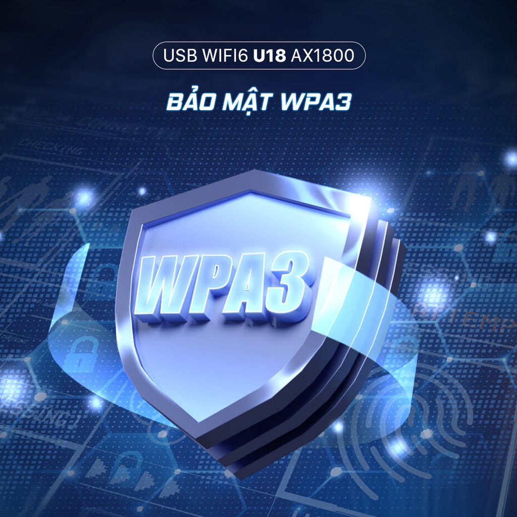 Tenda USB kết nối Wifi U18 Wifi 6 chuẩn AX1800 - Hãng phân phối chính thức