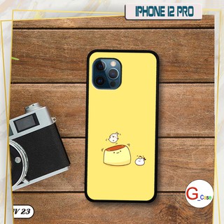 Ốp lưng iPhone 12 Pro lưng nhám - ngộ nghĩnh