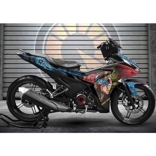 TEM TRÙM YAMAHA EXCITER 155 IRON MAN ĐEN ĐỎ SIÊU ĐẸP SIÊU RẺ
