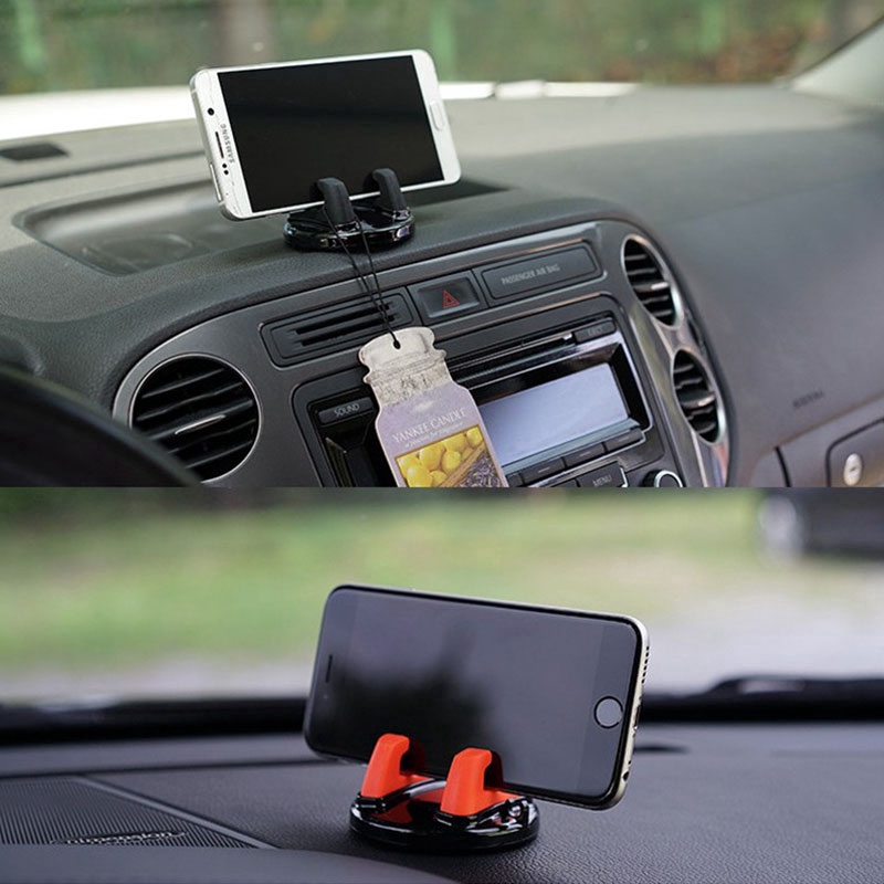 360 Degree Car Phone Holder Dashboard Sticking Stand Mount For Less 6 inch Phone