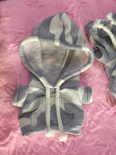 [Oufit Cho Doll] Hoodie xám