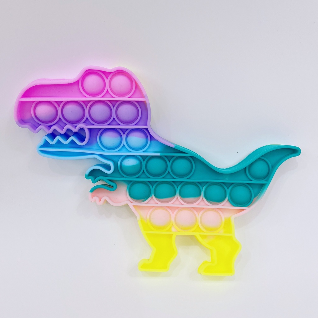 Đồ Chơi Bong Bóng Silicone Tròn Hình Kỳ Lân Cầu Vồng Cho Trẻ Em