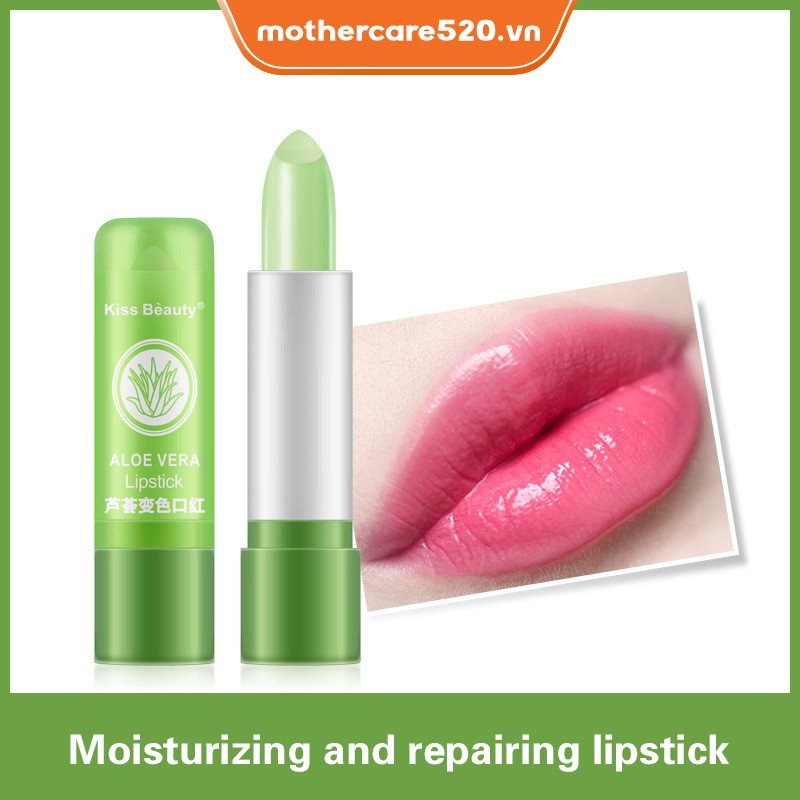 (Hàng Mới Về) Son Môi Đổi Màu Theo Nhiệt Độ Kháng Nước Và Chống Khô Môi